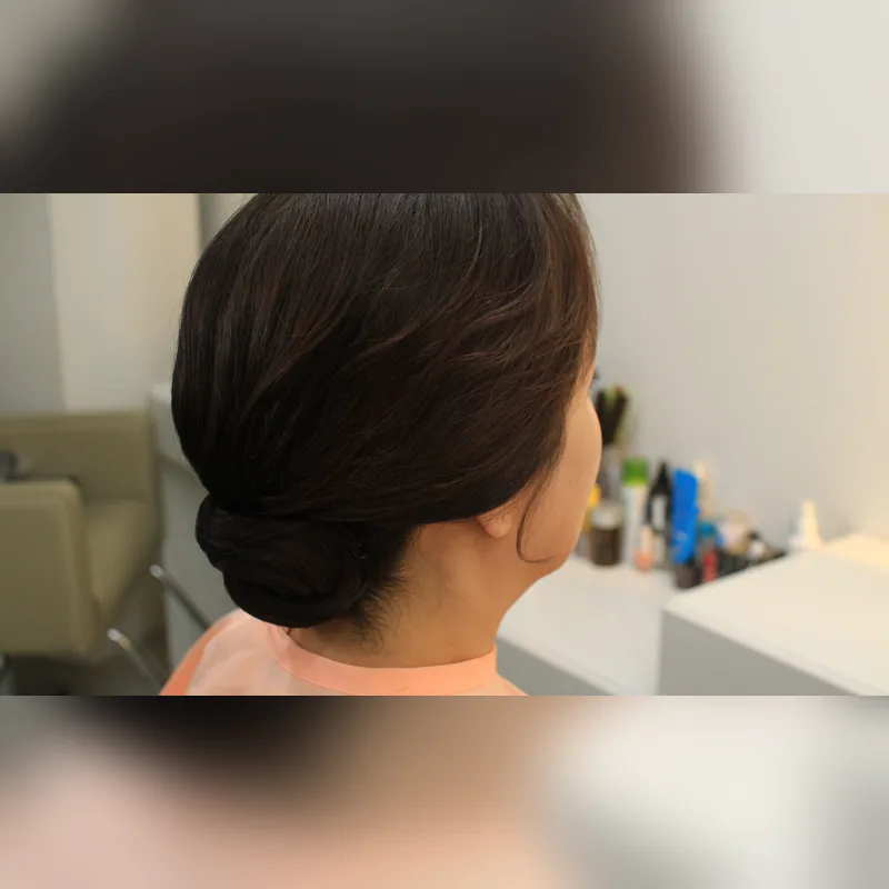 비대칭 얼굴형을 보완하는 헤어 가르마 방향